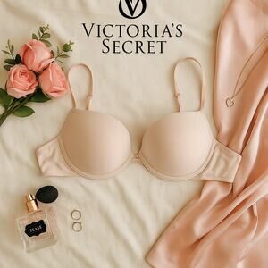 Victoria’s Secret  Very Sexy Powder Pink Pushup Bra Sz  32DD